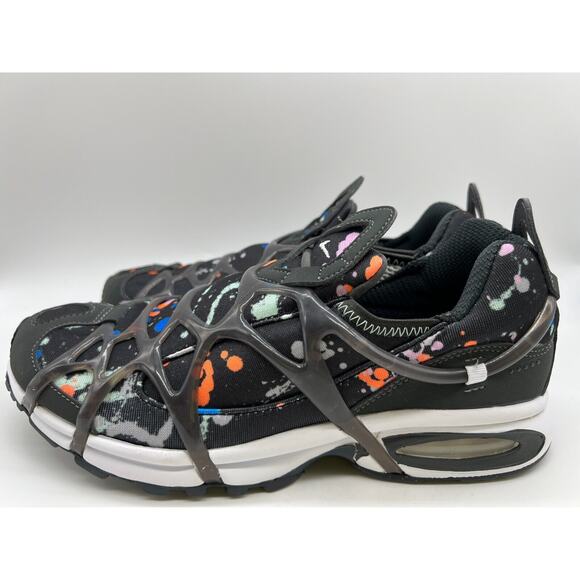 Nike Air Kukini Paint Splatter DV1894-001 Black Running Sneakers Men's Size 9.5 - Picture 2 of 12